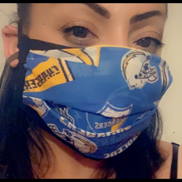 Facmask with filter San Diego Chargers - Picture 1 of 2